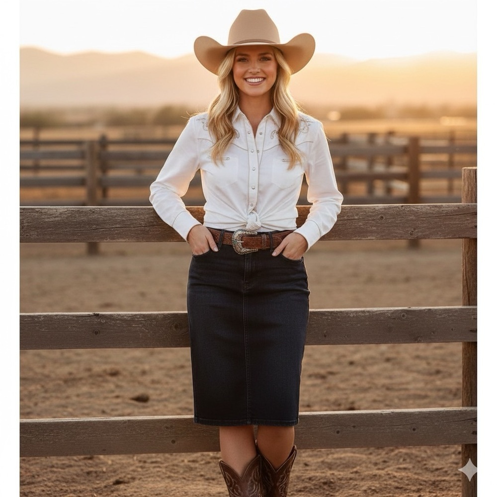 LRL Lauren Jeans co. Skirt Size 12